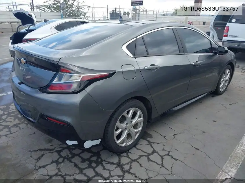 2016 Chevrolet Volt Premier VIN: 1G1RD6S53GU133757 Lot: 42807726