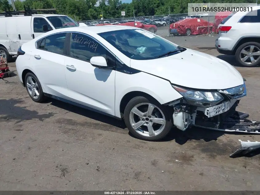2017 Chevrolet Volt Lt VIN: 1G1RA6S52HU100811 Lot: 42712424