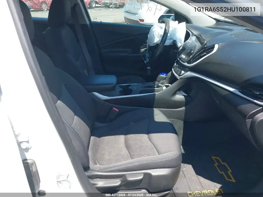 2017 Chevrolet Volt Lt VIN: 1G1RA6S52HU100811 Lot: 42712424