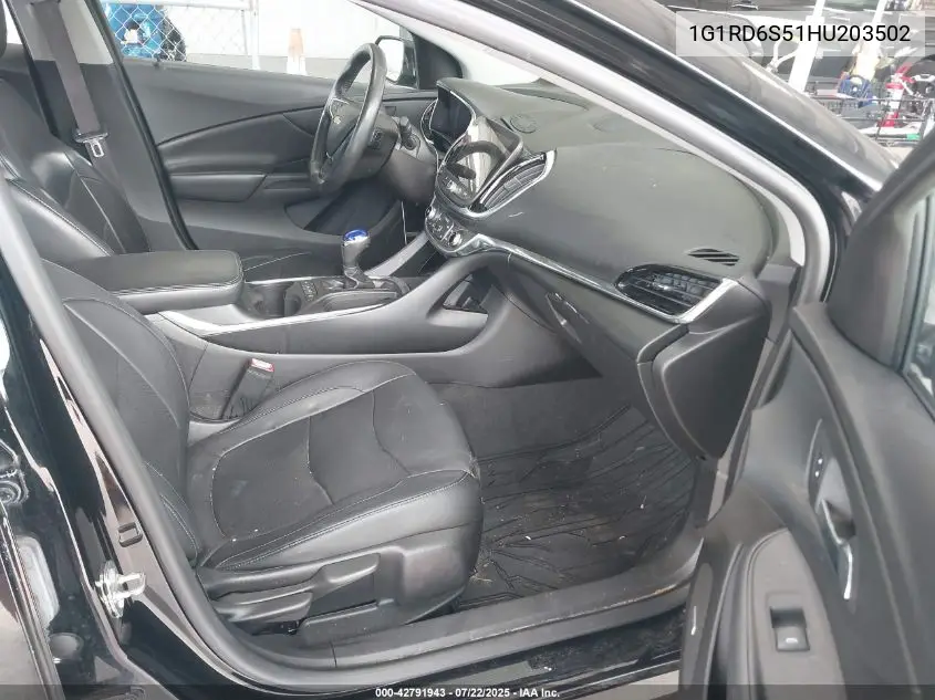 2017 Chevrolet Volt Premier VIN: 1G1RD6S51HU203502 Lot: 42791943