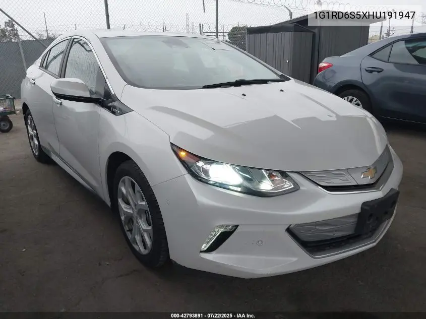 2017 Chevrolet Volt Premier VIN: 1G1RD6S5XHU191947 Lot: 42793891