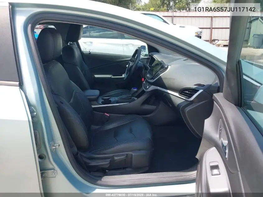 2018 Chevrolet Volt Lt VIN: 1G1RA6S57JU117142 Lot: 42776030