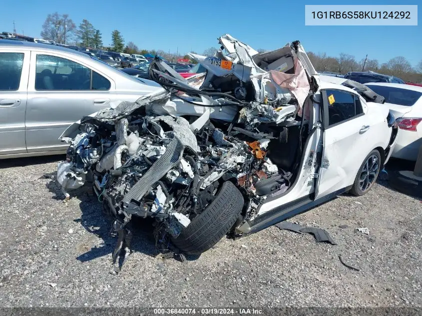 2019 Chevrolet Volt Premier VIN: 1G1RB6S58KU124292 Lot: 36840074