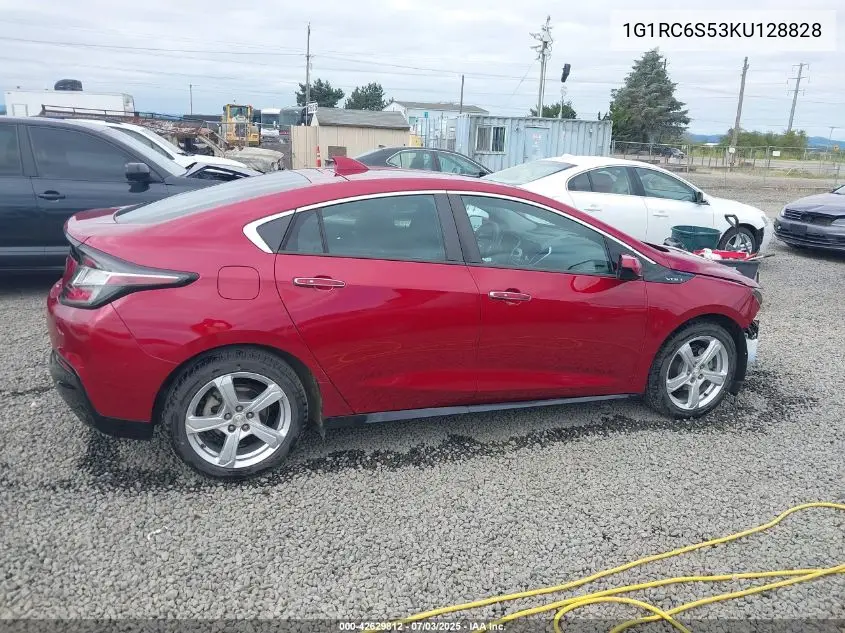 2019 Chevrolet Volt Lt VIN: 1G1RC6S53KU128828 Lot: 42629812