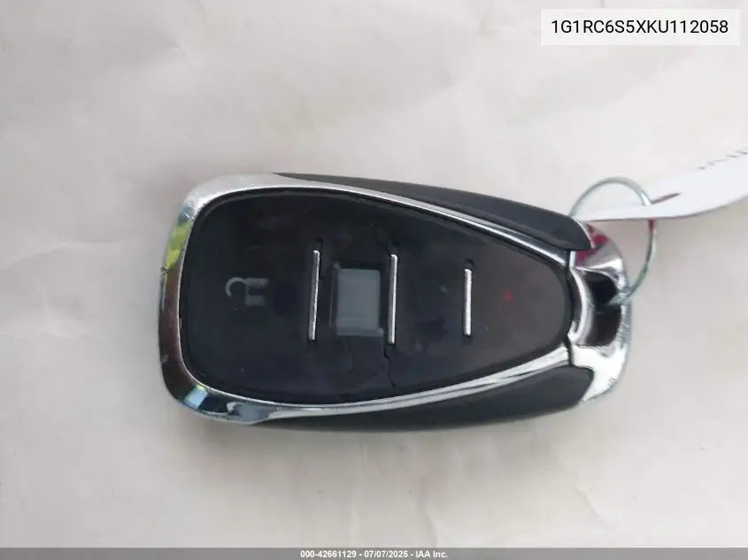 2019 Chevrolet Volt Lt VIN: 1G1RC6S5XKU112058 Lot: 42661129