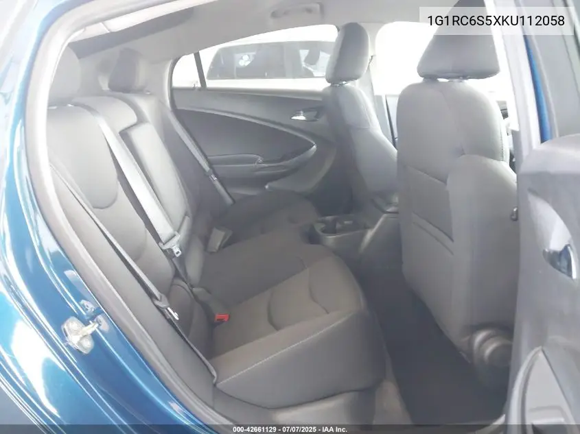 2019 Chevrolet Volt Lt VIN: 1G1RC6S5XKU112058 Lot: 42661129