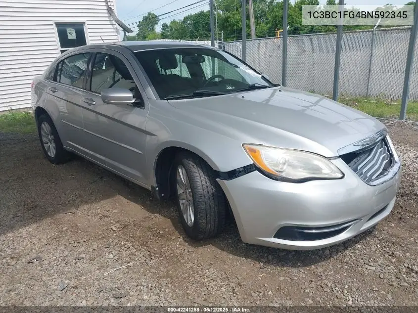 2011 Chrysler 200 Touring VIN: 1C3BC1FG4BN592345 Lot: 42241258