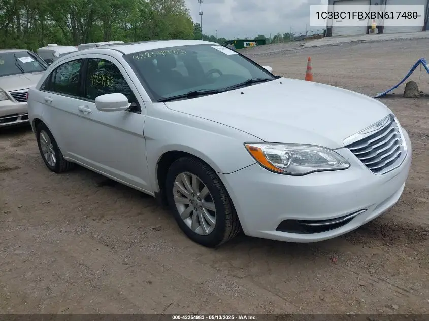 2011 Chrysler 200 Touring VIN: 1C3BC1FBXBN617480 Lot: 42254983