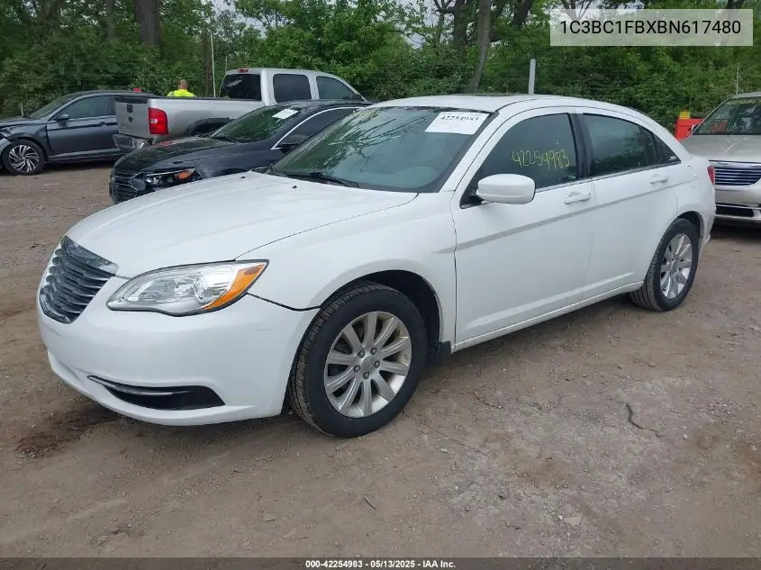 2011 Chrysler 200 Touring VIN: 1C3BC1FBXBN617480 Lot: 42254983