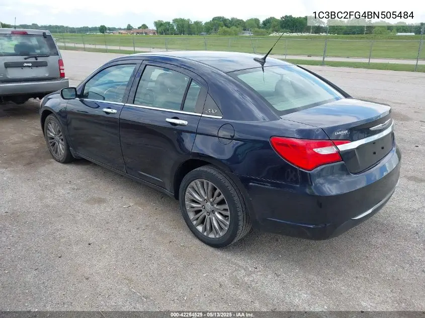 2011 Chrysler 200 Limited VIN: 1C3BC2FG4BN505484 Lot: 42264529