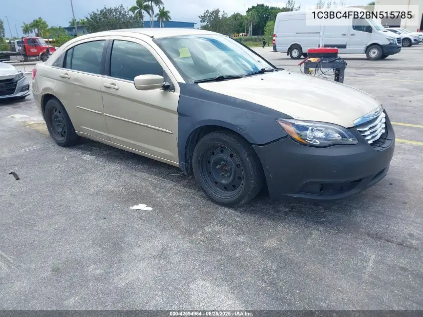 2011 Chrysler 200 Lx VIN: 1C3BC4FB2BN515785 Lot: 42594964