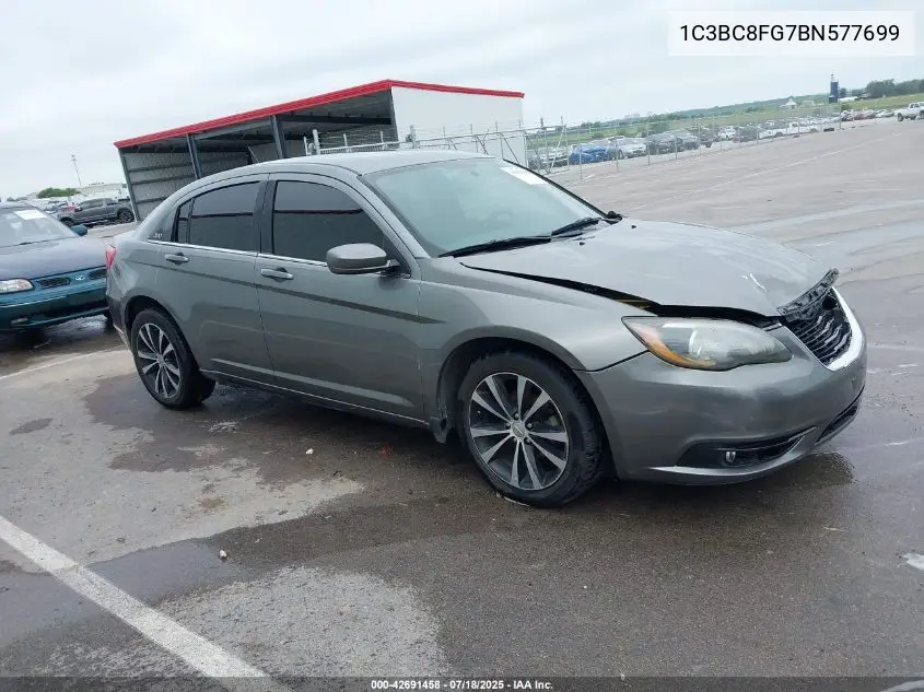 2011 Chrysler 200 S VIN: 1C3BC8FG7BN577699 Lot: 42691458