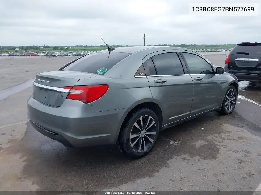 2011 Chrysler 200 S VIN: 1C3BC8FG7BN577699 Lot: 42691458