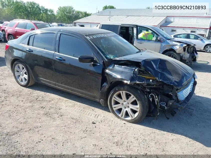 2012 Chrysler 200 Touring VIN: 1C3CCBBG9CN210893 Lot: 42255105