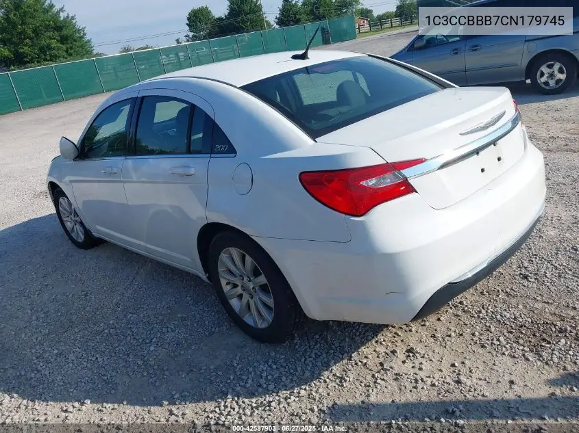 2012 Chrysler 200 Touring VIN: 1C3CCBBB7CN179745 Lot: 42587903