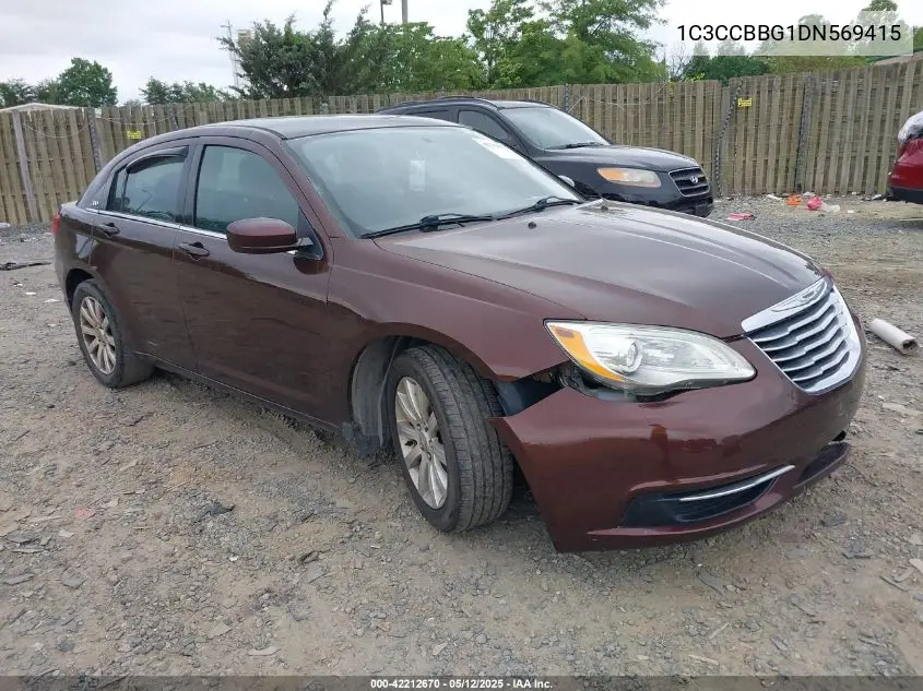 2013 Chrysler 200 Touring VIN: 1C3CCBBG1DN569415 Lot: 42212670