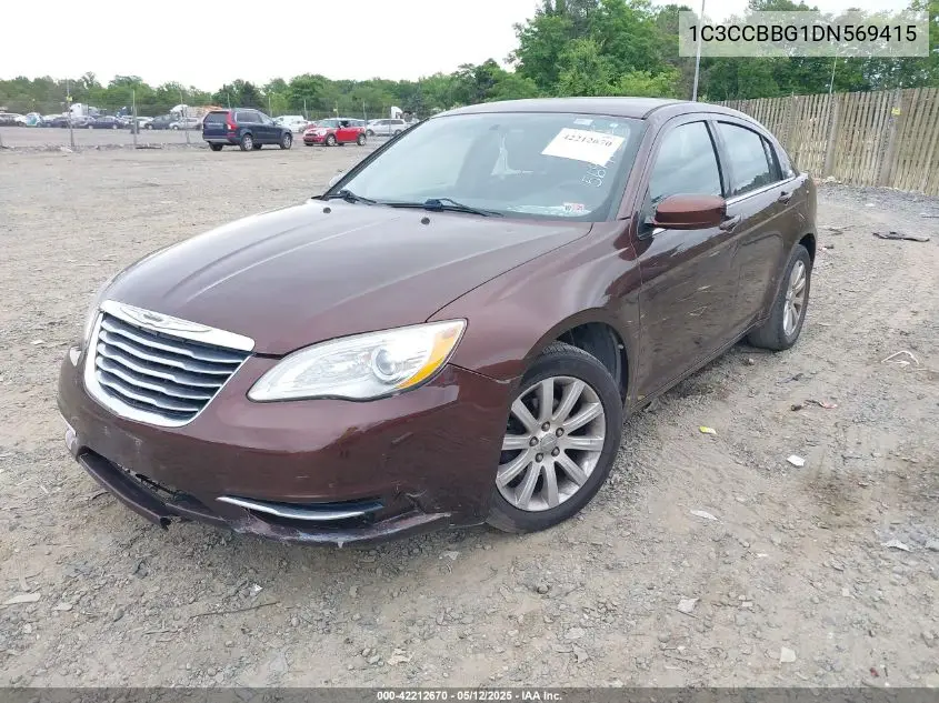2013 Chrysler 200 Touring VIN: 1C3CCBBG1DN569415 Lot: 42212670