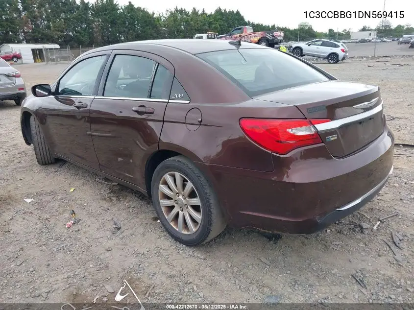 2013 Chrysler 200 Touring VIN: 1C3CCBBG1DN569415 Lot: 42212670
