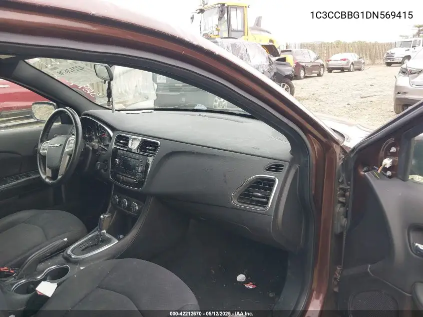 2013 Chrysler 200 Touring VIN: 1C3CCBBG1DN569415 Lot: 42212670