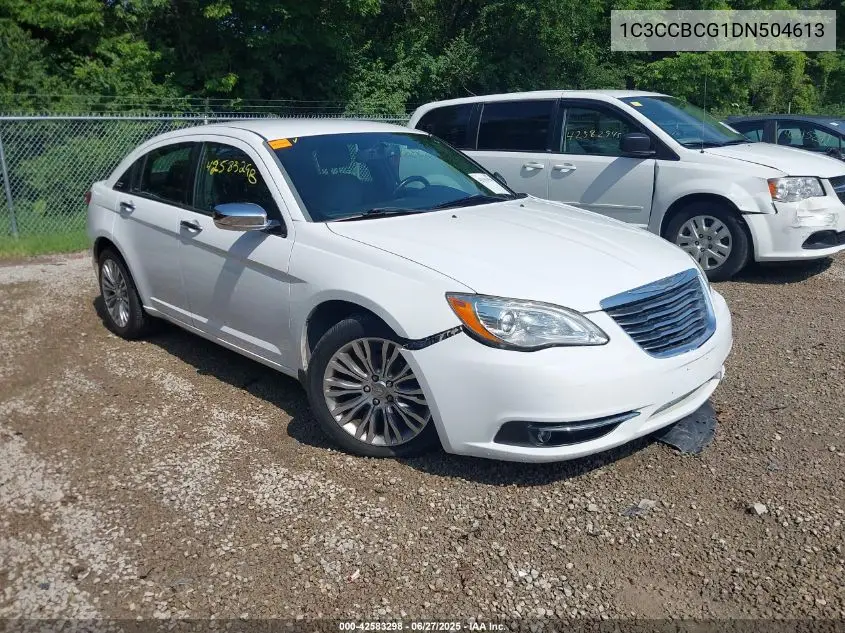 2013 Chrysler 200 Limited VIN: 1C3CCBCG1DN504613 Lot: 42583298