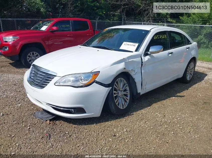 2013 Chrysler 200 Limited VIN: 1C3CCBCG1DN504613 Lot: 42583298