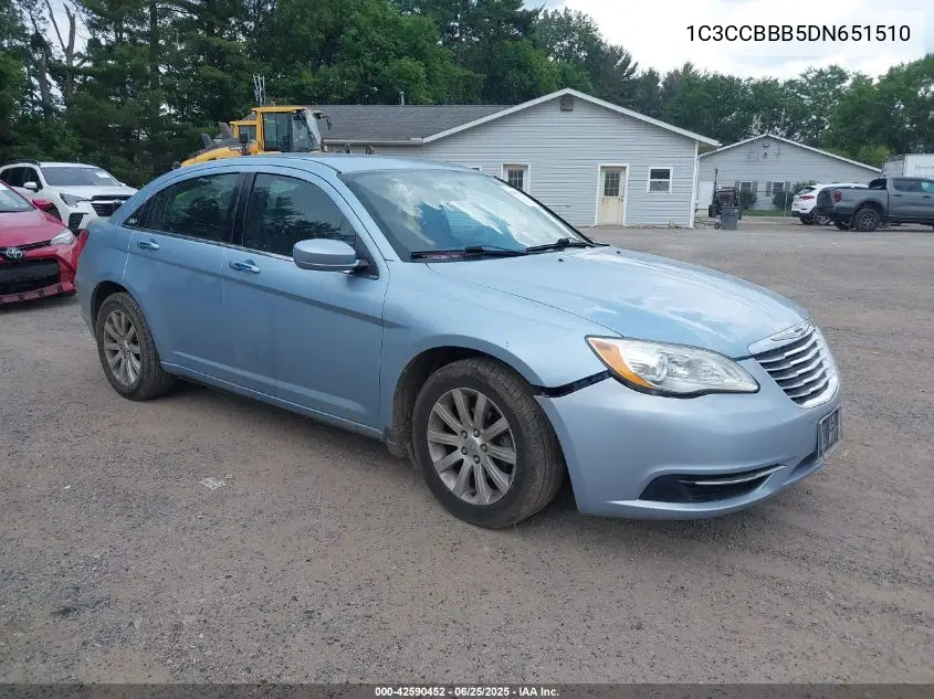 2013 Chrysler 200 Touring VIN: 1C3CCBBB5DN651510 Lot: 42590452