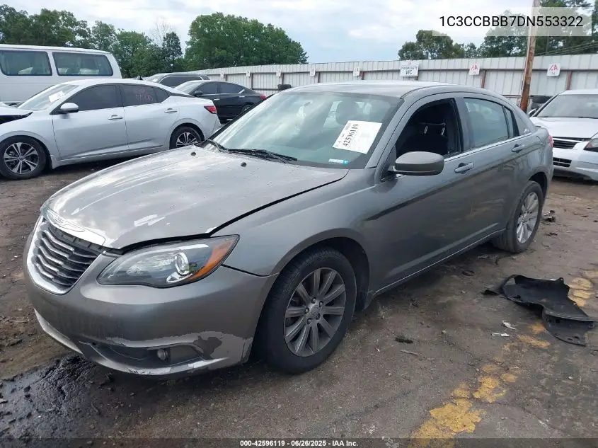 2013 Chrysler 200 Touring VIN: 1C3CCBBB7DN553322 Lot: 42596119