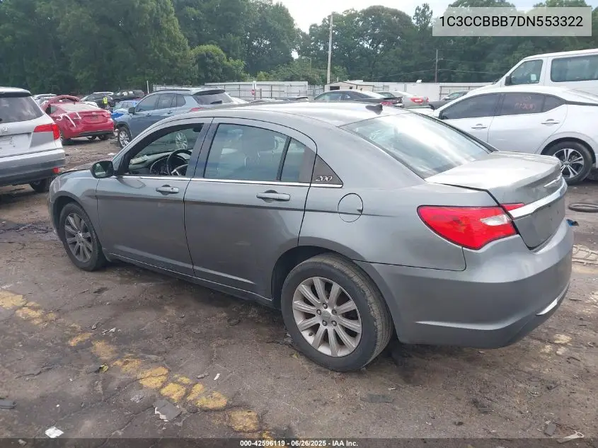2013 Chrysler 200 Touring VIN: 1C3CCBBB7DN553322 Lot: 42596119