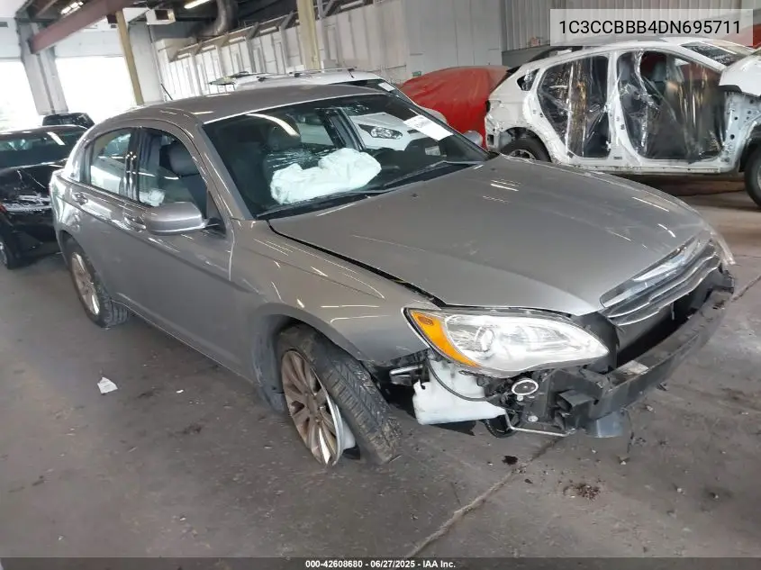 2013 Chrysler 200 Touring VIN: 1C3CCBBB4DN695711 Lot: 42608680