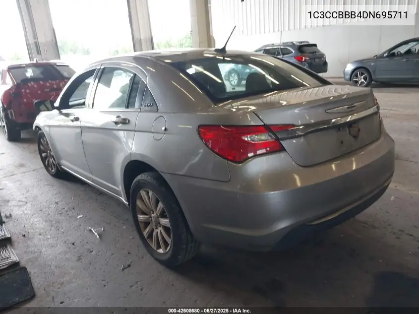 2013 Chrysler 200 Touring VIN: 1C3CCBBB4DN695711 Lot: 42608680