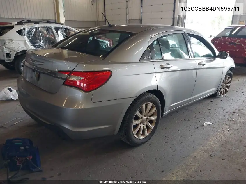 2013 Chrysler 200 Touring VIN: 1C3CCBBB4DN695711 Lot: 42608680