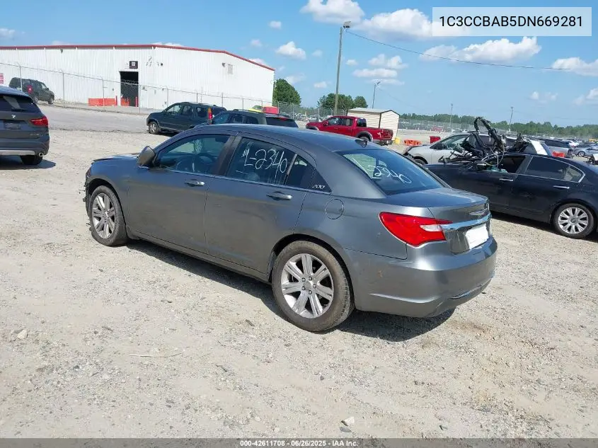 2013 Chrysler 200 Lx VIN: 1C3CCBAB5DN669281 Lot: 42611708