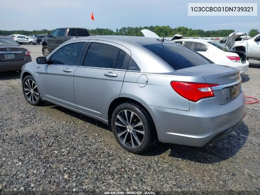 2013 Chrysler 200 Limited VIN: 1C3CCBCG1DN739321 Lot: 42612006