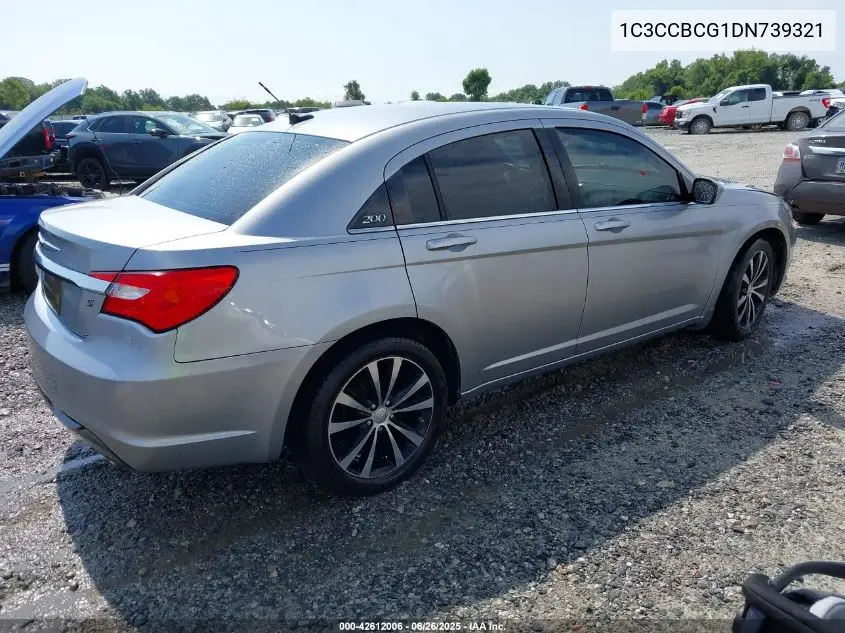2013 Chrysler 200 Limited VIN: 1C3CCBCG1DN739321 Lot: 42612006