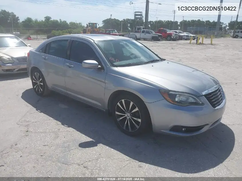 2013 Chrysler 200 Limited VIN: 1C3CCBCG2DN510422 Lot: 42781528
