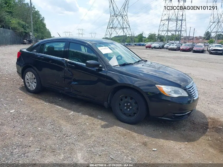 2014 Chrysler 200 Lx VIN: 1C3CCBAG0EN101291 Lot: 42798818