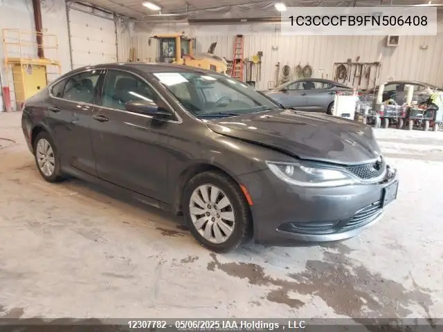 2015 Chrysler 200 Lx VIN: 1C3CCCFB9FN506408 Lot: 12307782