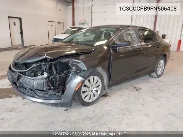 2015 Chrysler 200 Lx VIN: 1C3CCCFB9FN506408 Lot: 12307782
