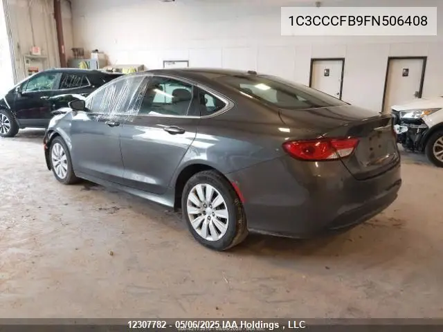 2015 Chrysler 200 Lx VIN: 1C3CCCFB9FN506408 Lot: 12307782