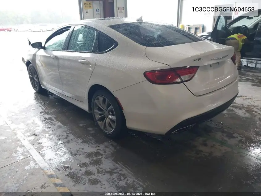 2015 Chrysler 200 S VIN: 1C3CCCBG5FN604658 Lot: 42250946