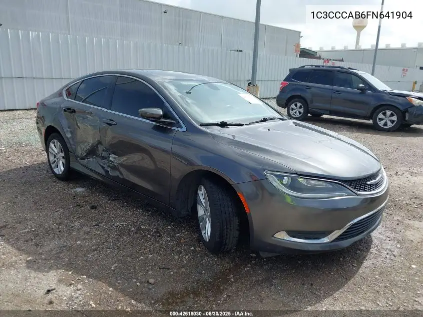 2015 Chrysler 200 Limited VIN: 1C3CCCAB6FN641904 Lot: 42618030