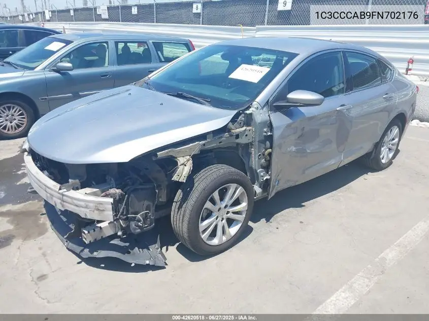 2015 Chrysler 200 Limited VIN: 1C3CCCAB9FN702176 Lot: 42620518