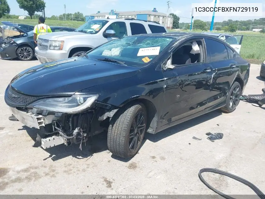 2015 Chrysler 200 Lx VIN: 1C3CCCFBXFN729119 Lot: 42797303
