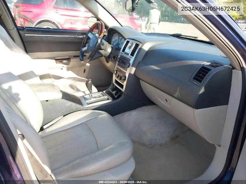 2005 Chrysler 300 300C Awd VIN: 2C3AK63H05H672425 Lot: 42224241