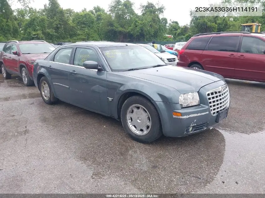 2006 Chrysler 300 Touring VIN: 2C3KA53G36H114191 Lot: 42215225