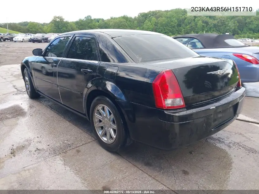 2006 Chrysler 300 VIN: 2C3KA43R56H151710 Lot: 42262772
