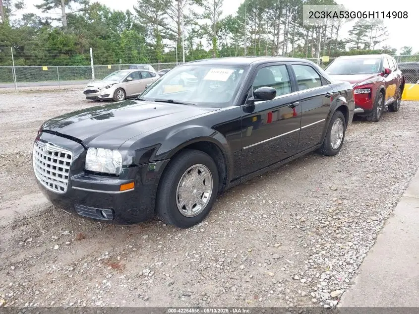 2006 Chrysler 300 Touring VIN: 2C3KA53G06H114908 Lot: 42264556