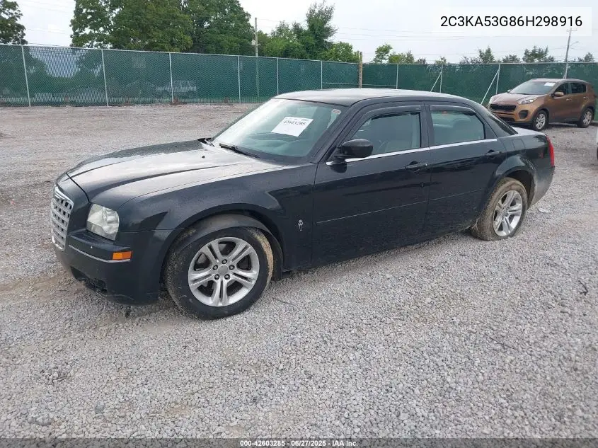 2006 Chrysler 300 Touring VIN: 2C3KA53G86H298916 Lot: 42603285
