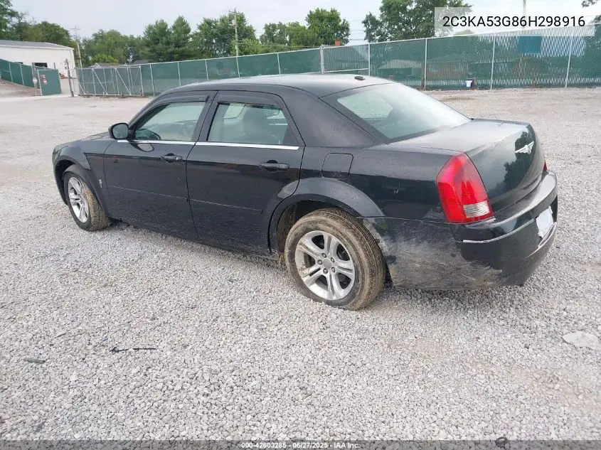 2006 Chrysler 300 Touring VIN: 2C3KA53G86H298916 Lot: 42603285