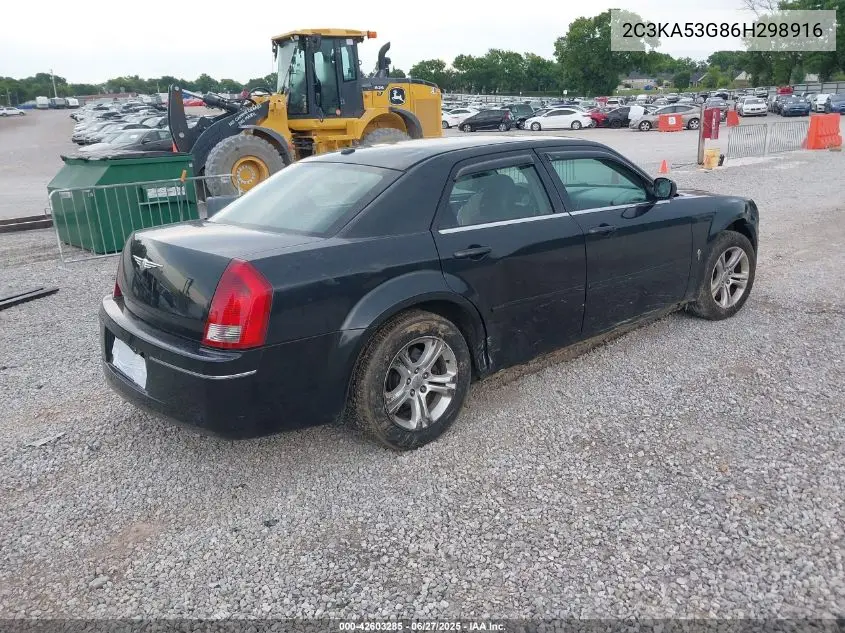 2006 Chrysler 300 Touring VIN: 2C3KA53G86H298916 Lot: 42603285